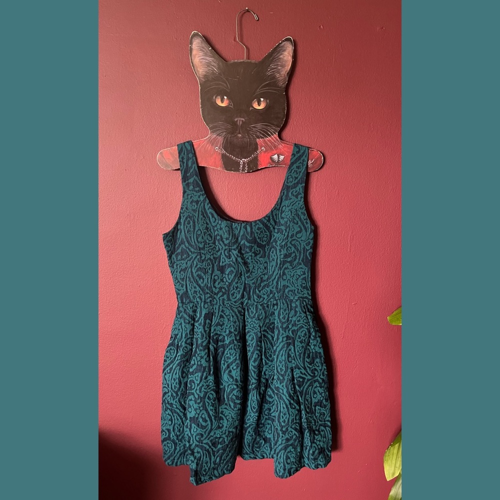 Gorgeous Teal Fit & Flare Cocktail Dress